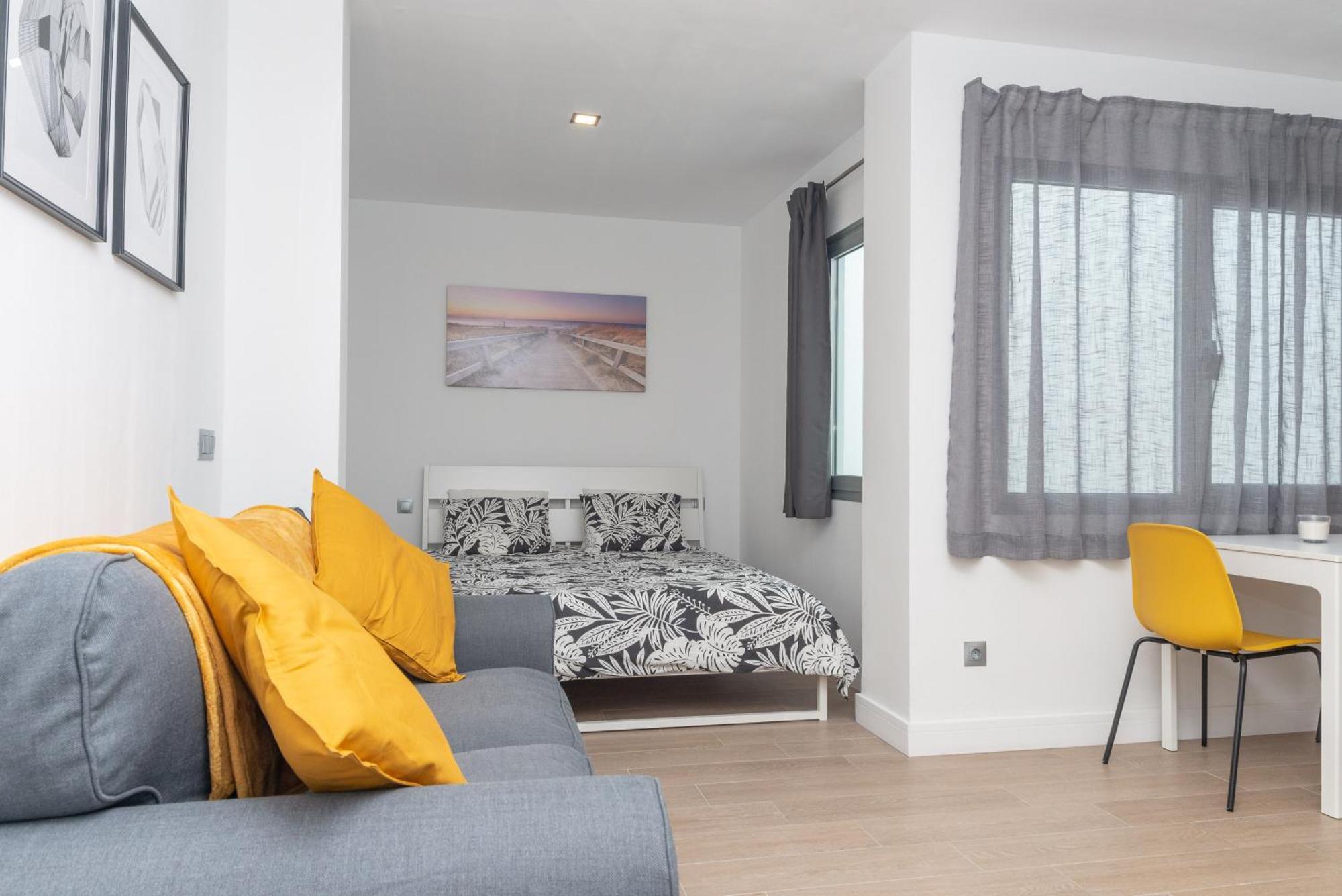 Estudio Con Balcon Playa Las Canteras ลาสปัลมาส เด กรานคานาเรีย ภายนอก รูปภาพ