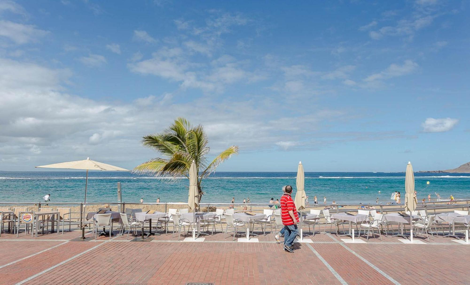 Estudio Con Balcon Playa Las Canteras ลาสปัลมาส เด กรานคานาเรีย ภายนอก รูปภาพ