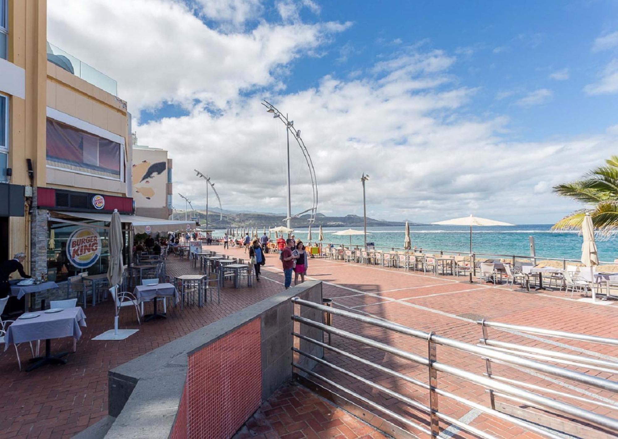 Estudio Con Balcon Playa Las Canteras ลาสปัลมาส เด กรานคานาเรีย ภายนอก รูปภาพ