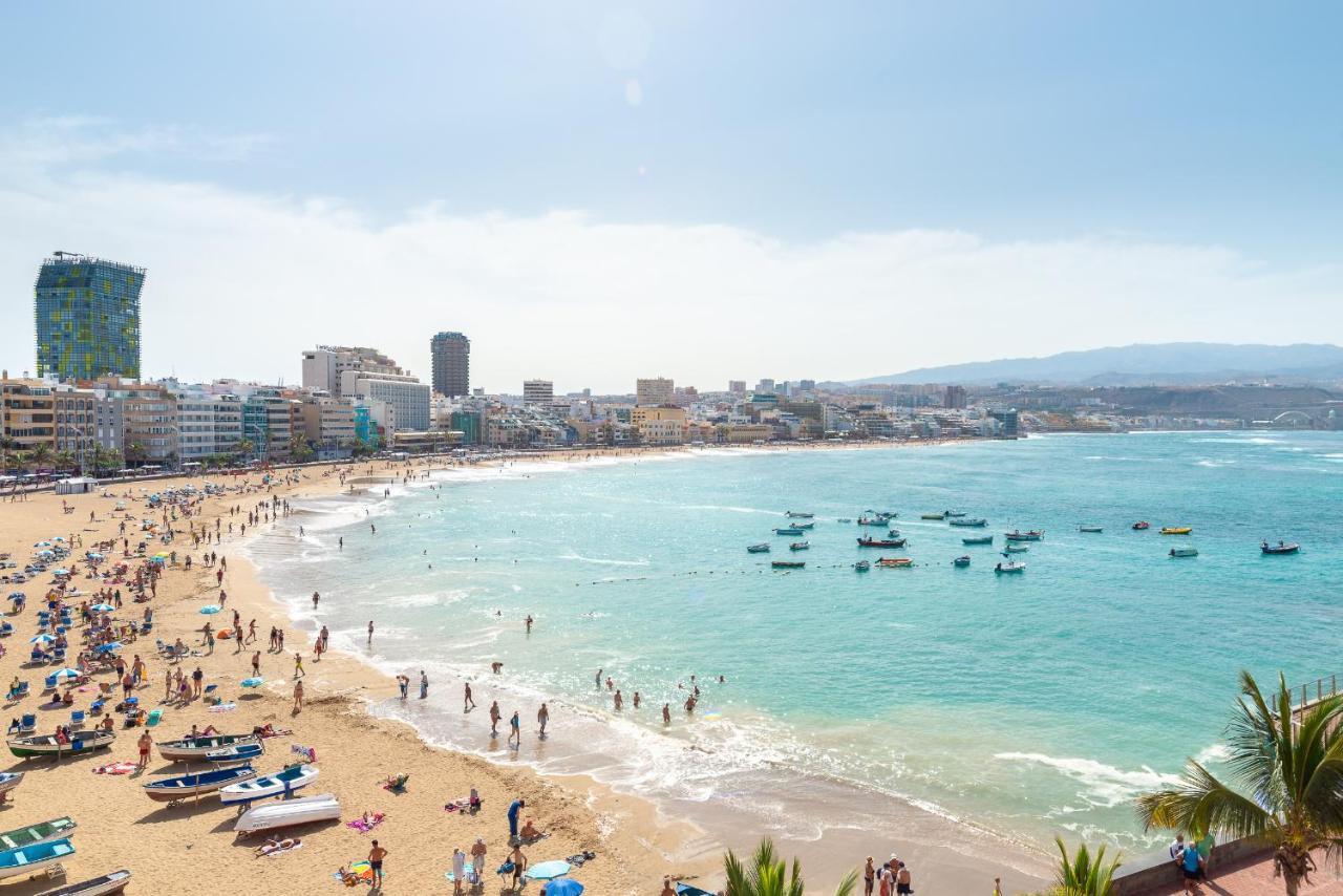 Estudio Con Balcon Playa Las Canteras ลาสปัลมาส เด กรานคานาเรีย ภายนอก รูปภาพ