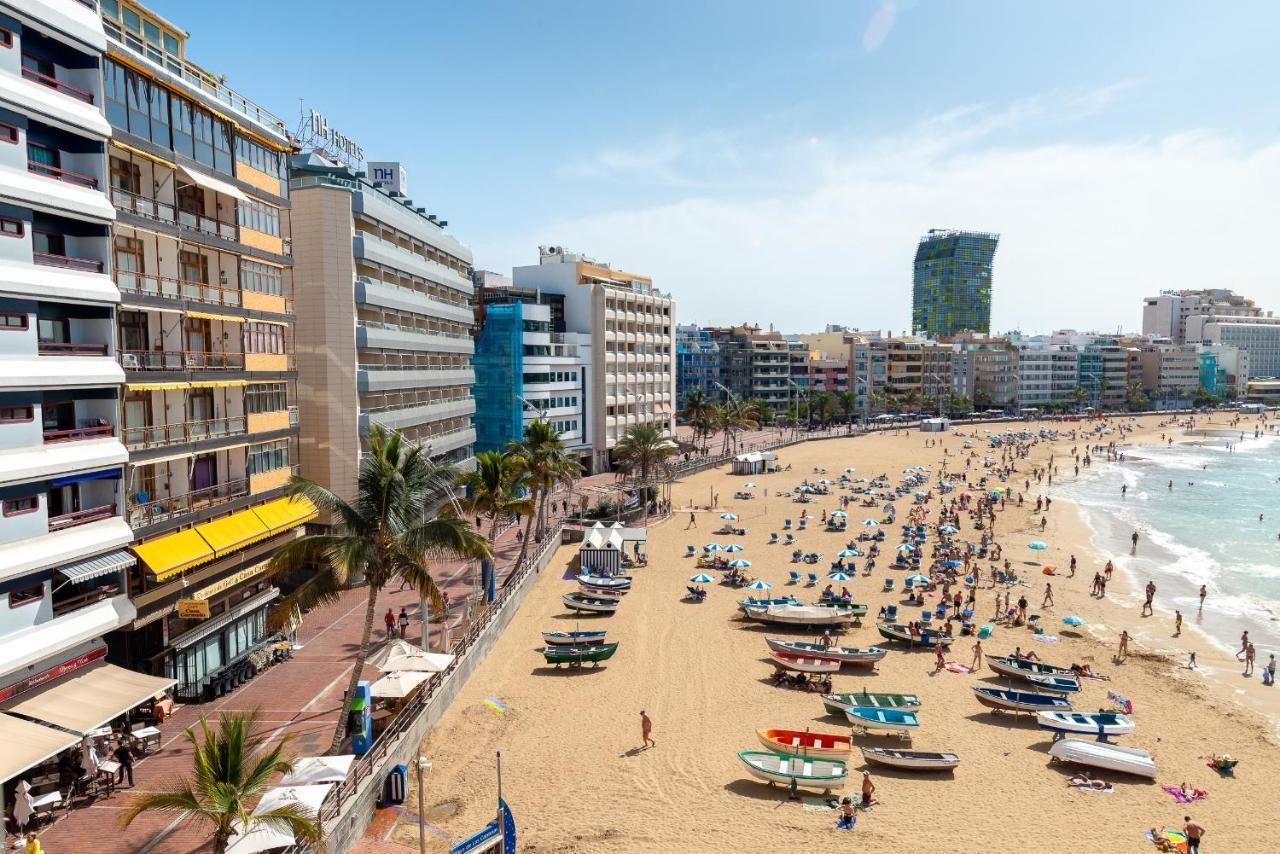 Estudio Con Balcon Playa Las Canteras ลาสปัลมาส เด กรานคานาเรีย ภายนอก รูปภาพ